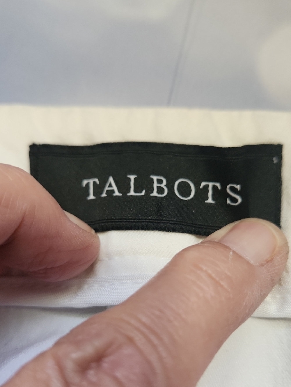 Talbots White Cropped Women's Pants - Picture 2 of 10